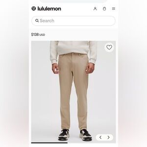 Men’s Lululemon 5pocket Pants